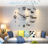 2020 Modern Wall Clock 3D Sticker