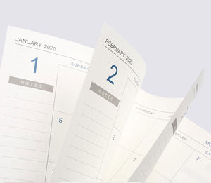 2020 Year Monthly Goal Planner with Personal Agenda & Dairy.