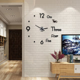 2020 Modern Wall Clock 3D Sticker