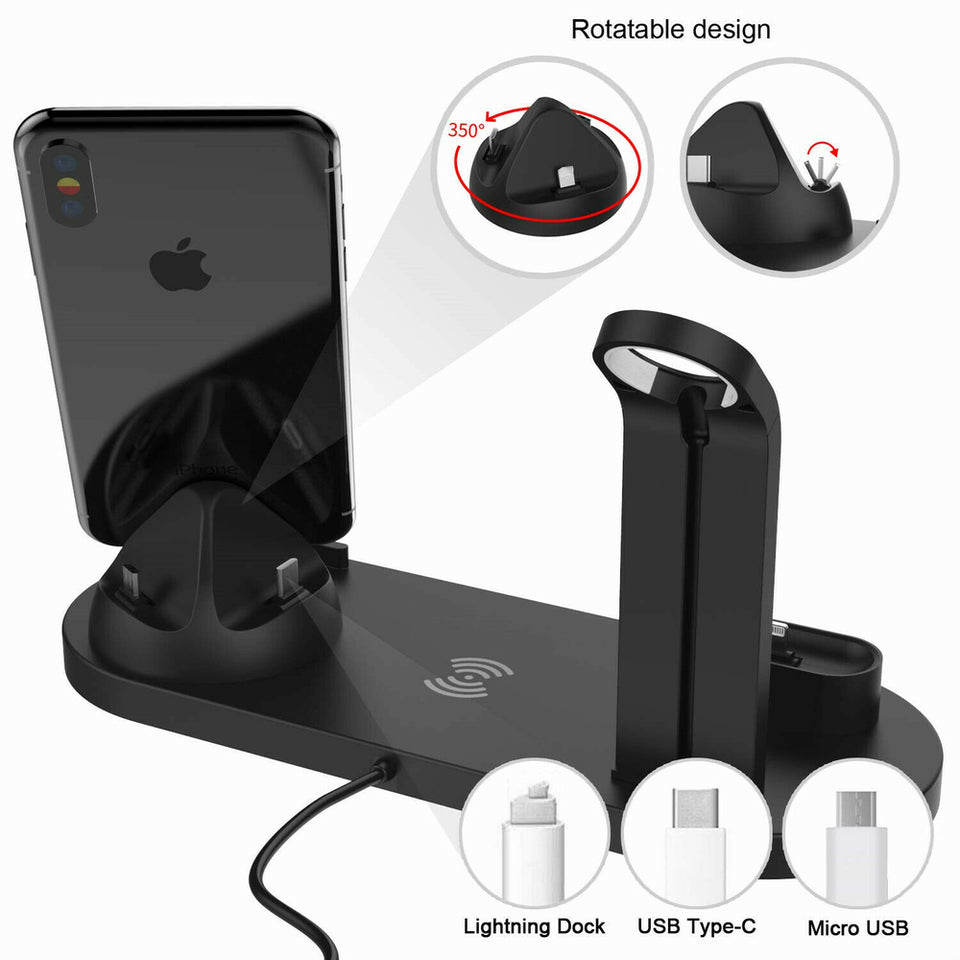 4 in 1 Qi Wireless Charger