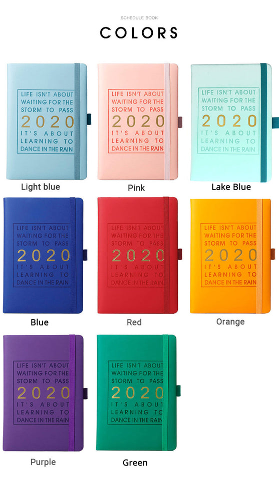 New Fashion 2020 Year A5 Agenda Planner