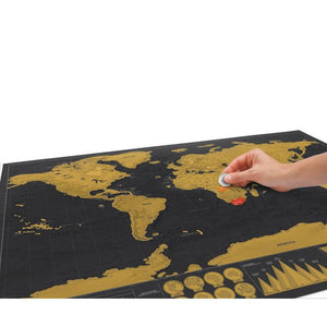 Scratch Off  World Map for Travellers