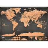 Scratch Off  World Map for Travellers